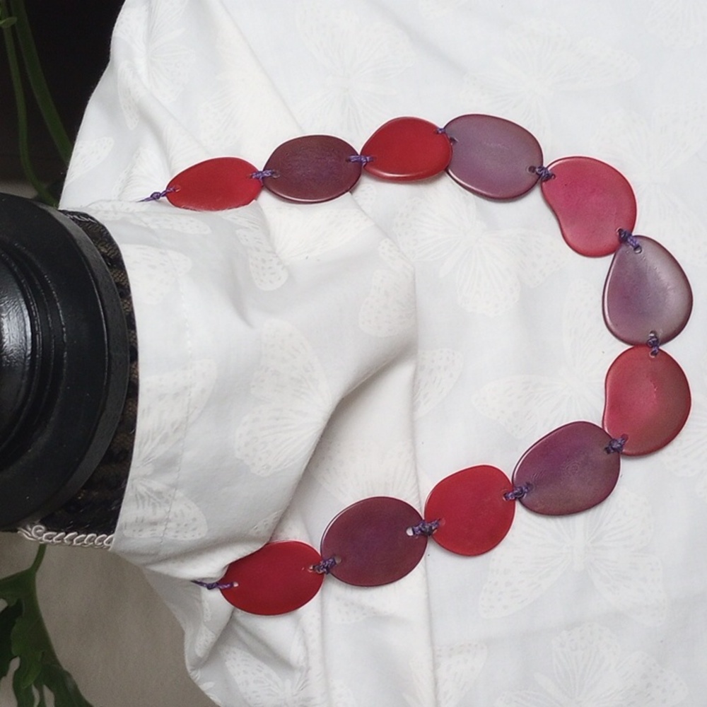 NWOT Tagua Necklace.